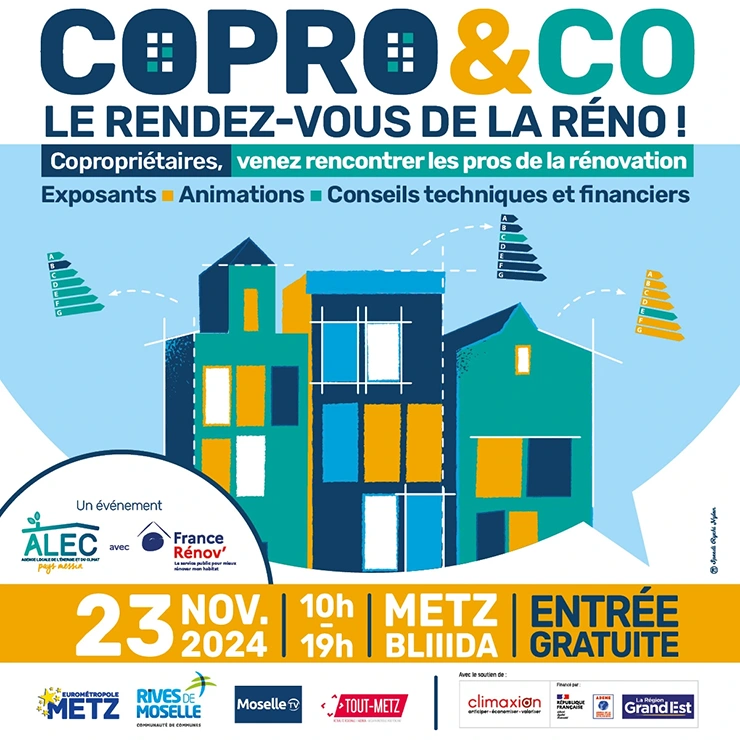 Copro&Co : le rendez-vous de la rénovation énergétique des copropriétés !